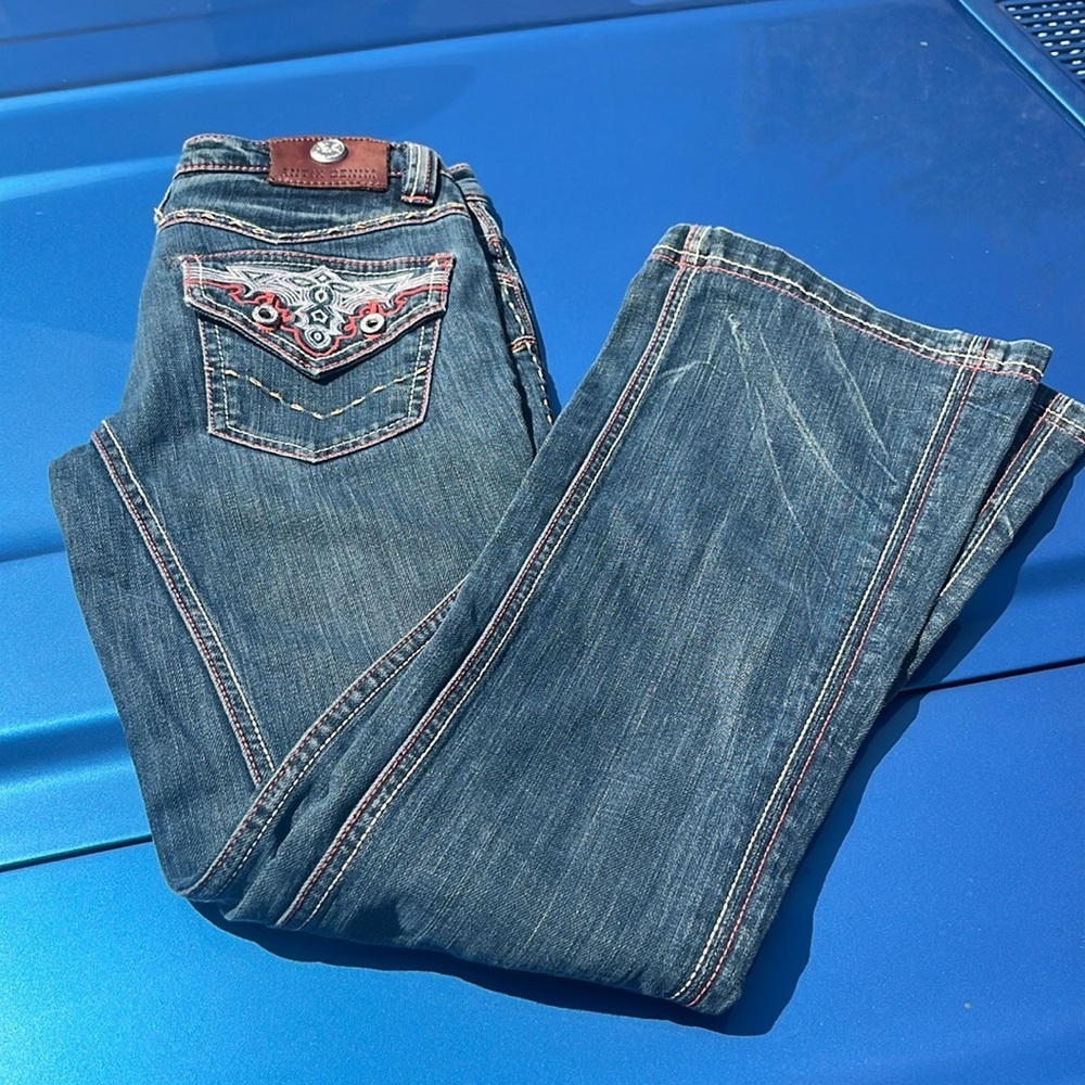 ANTK VTG Double Stitched Distressed Jeans